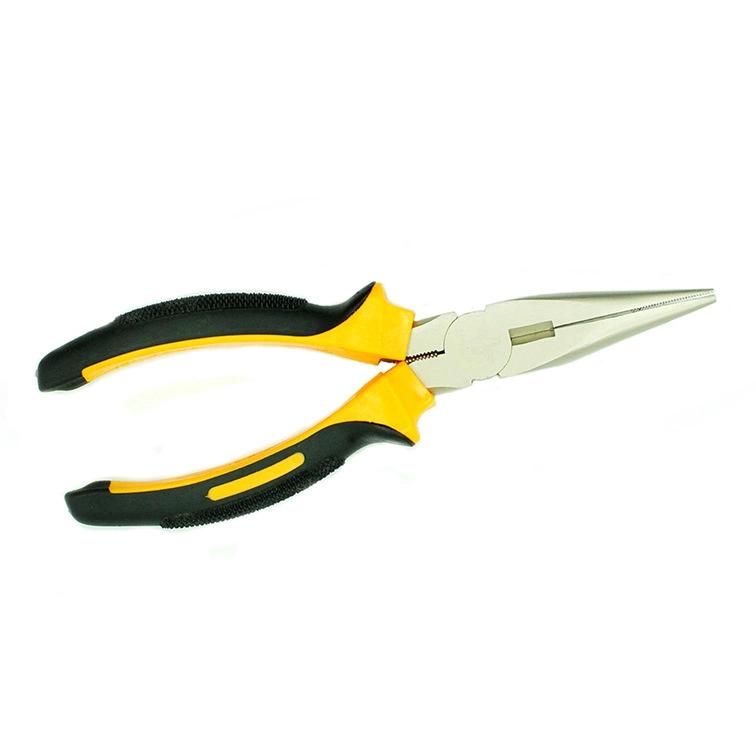 German Type Long Nose Pliers Polished Head