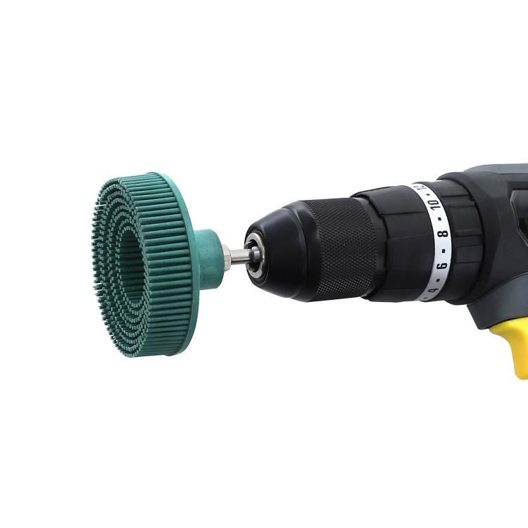 Electric Drill Disc Brush Emery Rubber Abrasive Brush Deburring Polishing Brush