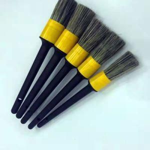 5 Pack Boar Hair Car Motorcycle Automotive Auto Wash Detailing Cleaning Brush