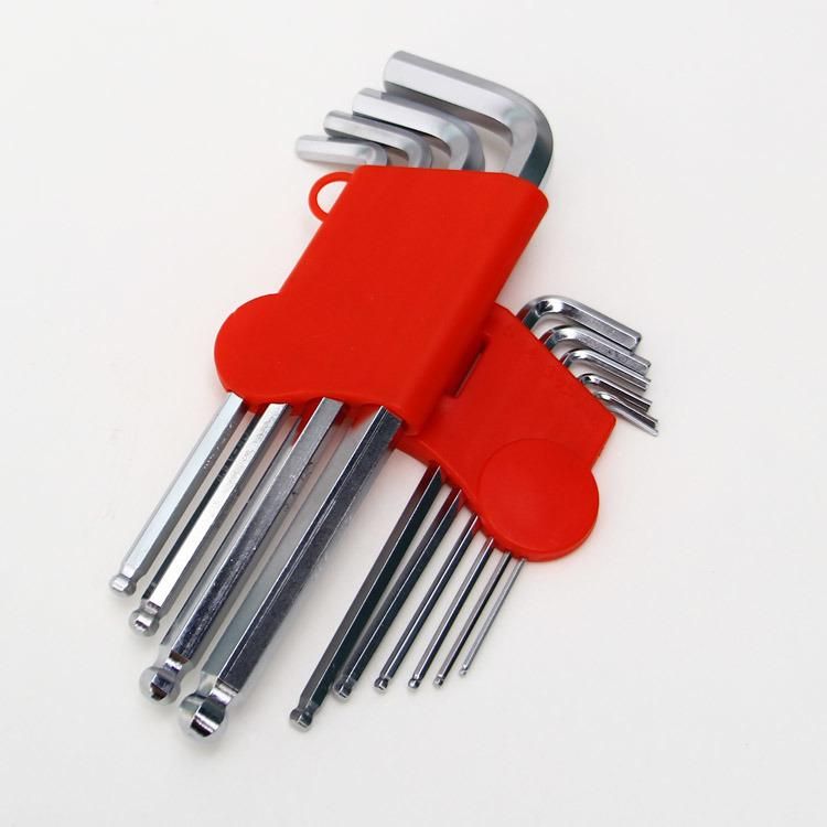 Hex Key Set L Key Shape Long Black Oxide Number of Pieces 6