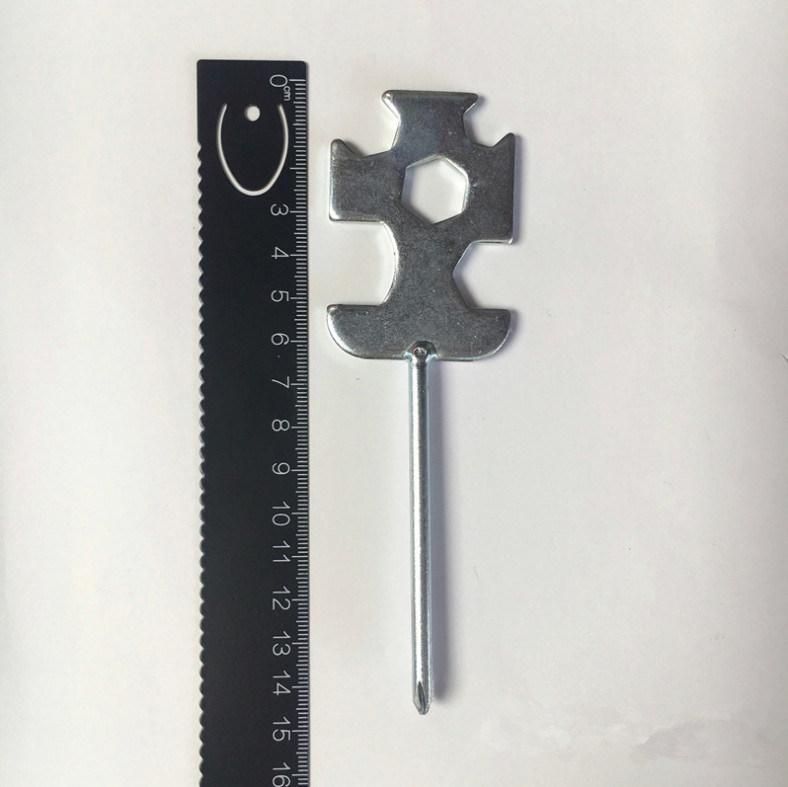 Fitness Equipment Tool Multi Functional Open-End Wrench Cross Screwdriver Wrench