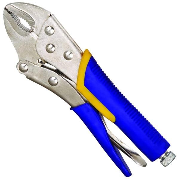 Negative Opening Vise Grip Locking Plier with Two Holes