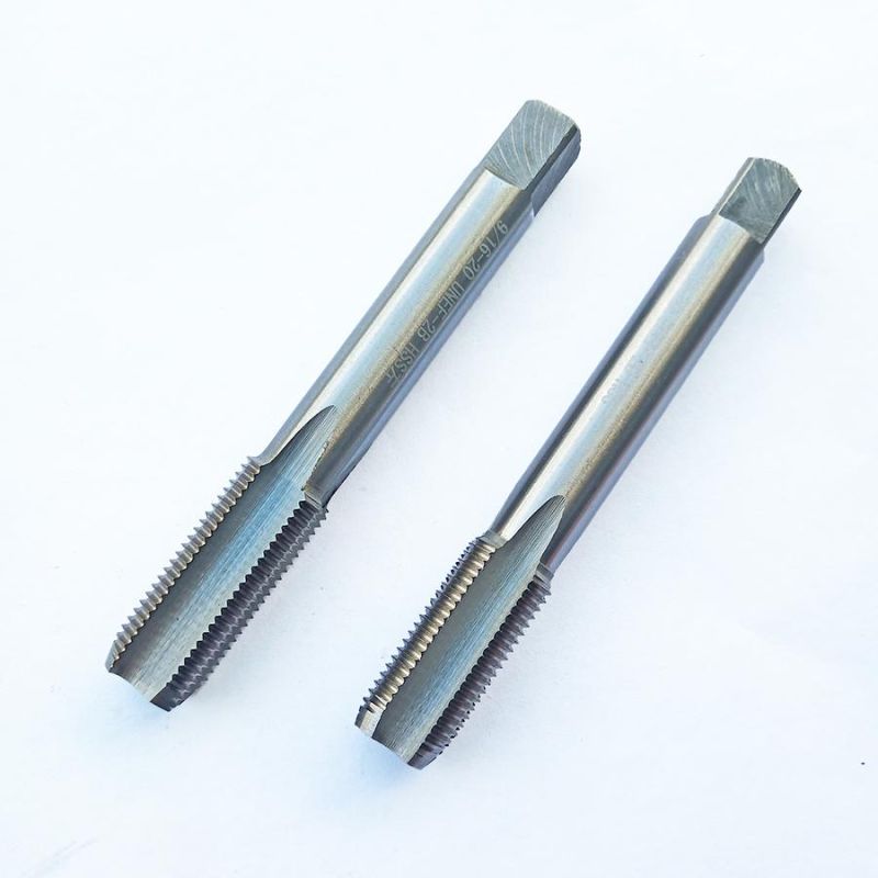 HSS Co Carbide Straight Flute Thread Taps with Tin Coating