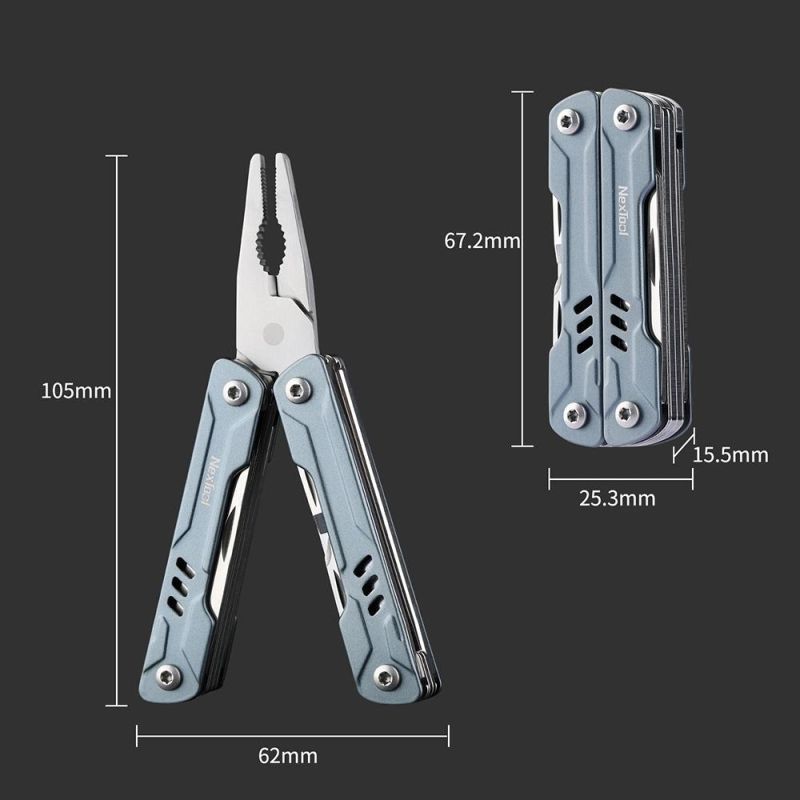 Nextool Functional Outdoor Mini Pliers Multitool with SIM Card Needle