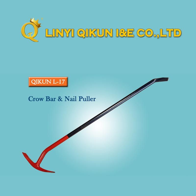 L-17 Drop Forged Nail Puller Cold Chisel Crow Wrecking Bar