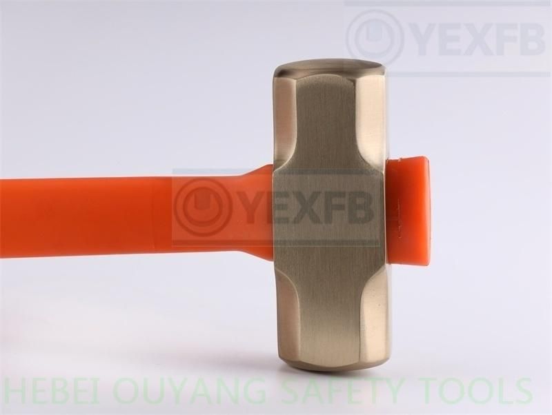 Non-Sparking Hammer Sledge Safety Tools Copper Beryllium 2500g