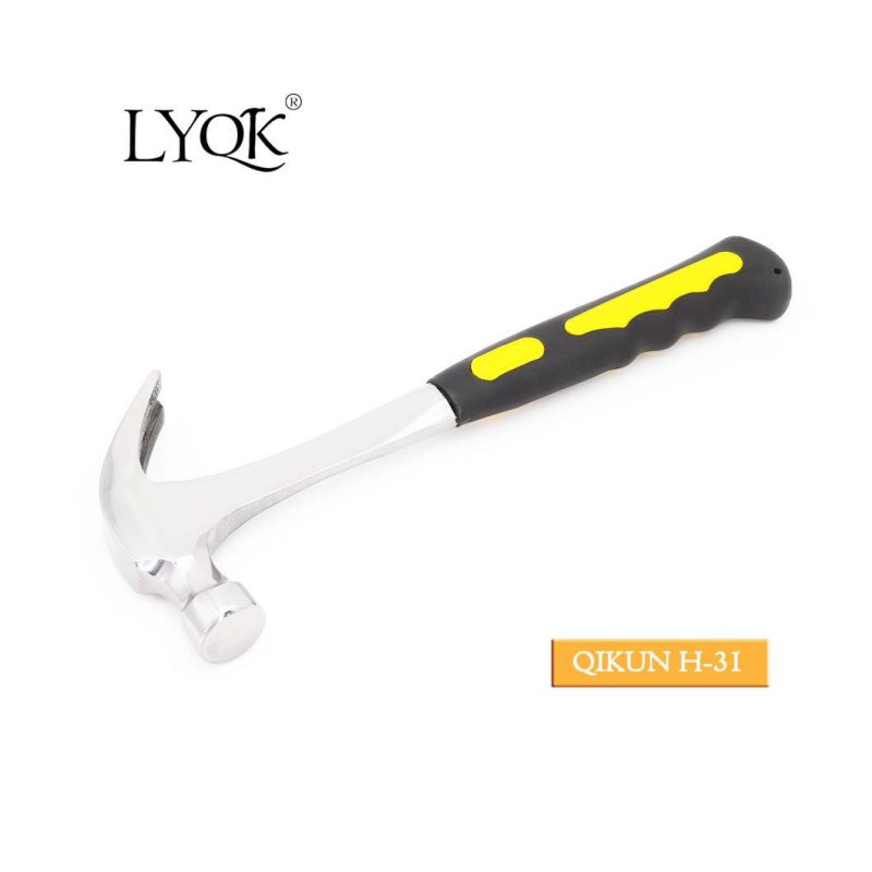 H-29 Construction Hardware Hand Tools Steel Handle One Piece Incorporated Claw Hammer