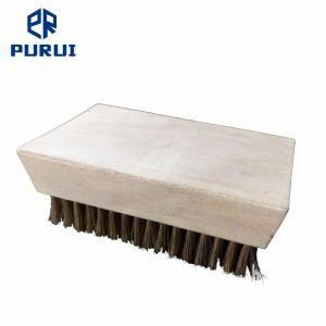 Wooden Block Brass Wire Brush