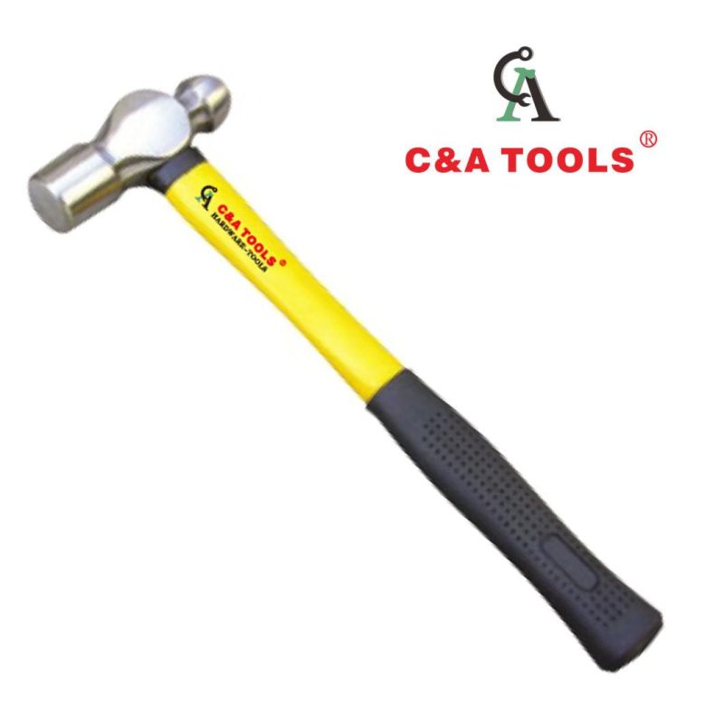 American Type Ball Pein Hammer with Fiberglass Handle