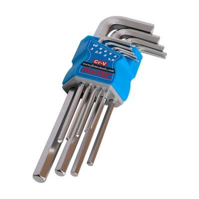 Fixtec 1.5/2/2.5/3/4/5/6/8/10mm MID-Length 9PCS Hex Key