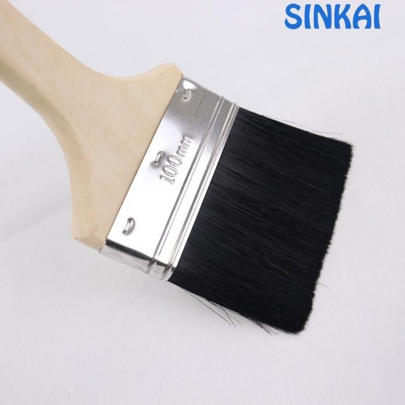 Pet Two Color Filament Cheap Radiator Brush Long Handle with Stain Wood