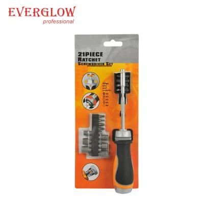 21PC Ratchet Screwdriver Set