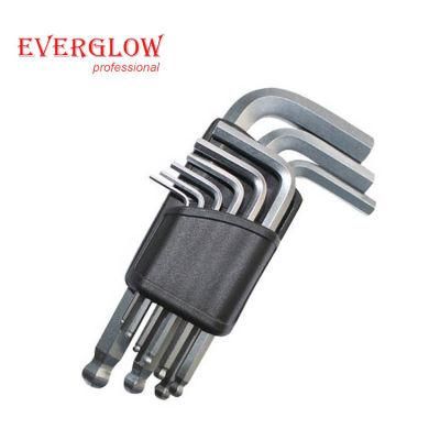 High Quality 9PCS Short Arm Ball Point Hex Key Set