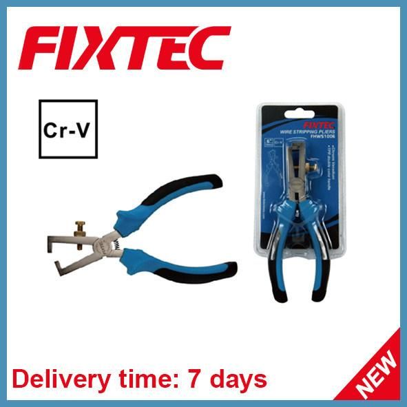 Fixtec 6" CRV High Quality Hand Tools Wire Stripping Pliers