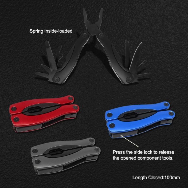 Spring Inside-Loaded Multi Function Tools Multitool Plier (#8228B-AL)