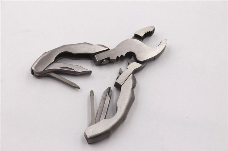 Outdoor Mini Folding Muilti-Functional Plier Hiking Tool Pocket Multitools