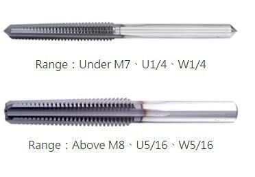 Ntw Screw and Torsert Coupler Type Nib HSS Nut Taps with Bent Shank