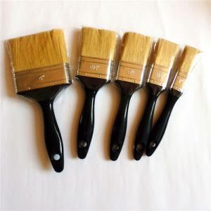 Paint Brush with Black Plastic Handle and Mixture Bristle