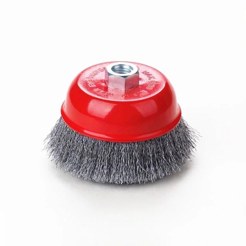 Industry Crimped Copper Wire Grinding Abrasive Cup Brush