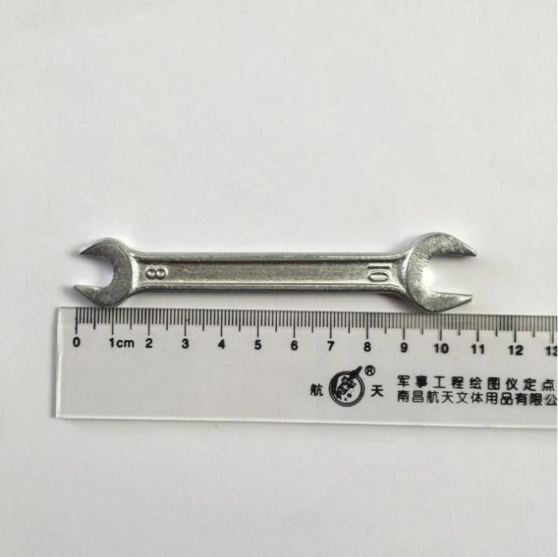 Galvanized Forging Wrench Double End Manual Open End Solid Wrench