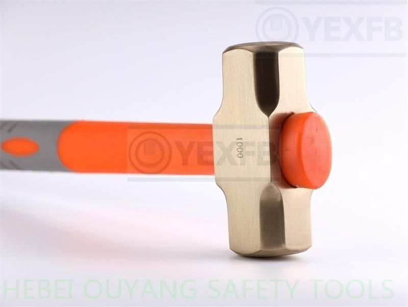 Non-Sparking Hammer Sledge Safety Tools Copper Beryllium 2500g