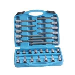 26PCS Drive Triple Square Bit Socket Set for Wrench Impact Socket