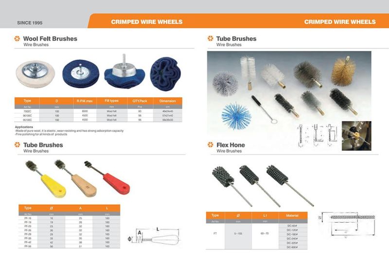 Wool Felt Brushes for Polishing