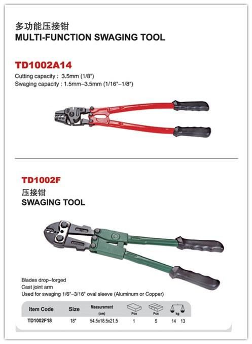 18inch Swaging Tool for Wire Rope and Cable