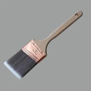 Tapered Filaments Matrial Paint Brush with Wooden Handle