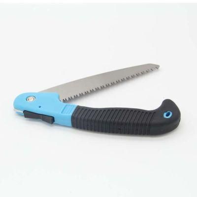 High Quality Gardening Tool Plastic Handle Manganese Steel Blade Pruning Hand Saw