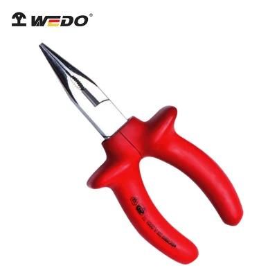 Wedo High Quality Insulated Snipe Nose Dipped Pliers