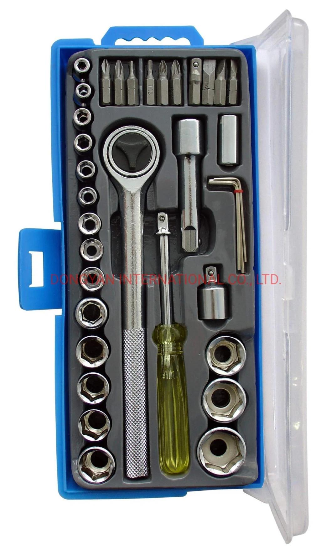 36PCS Socket Set with 3/8" Ratchet Handle