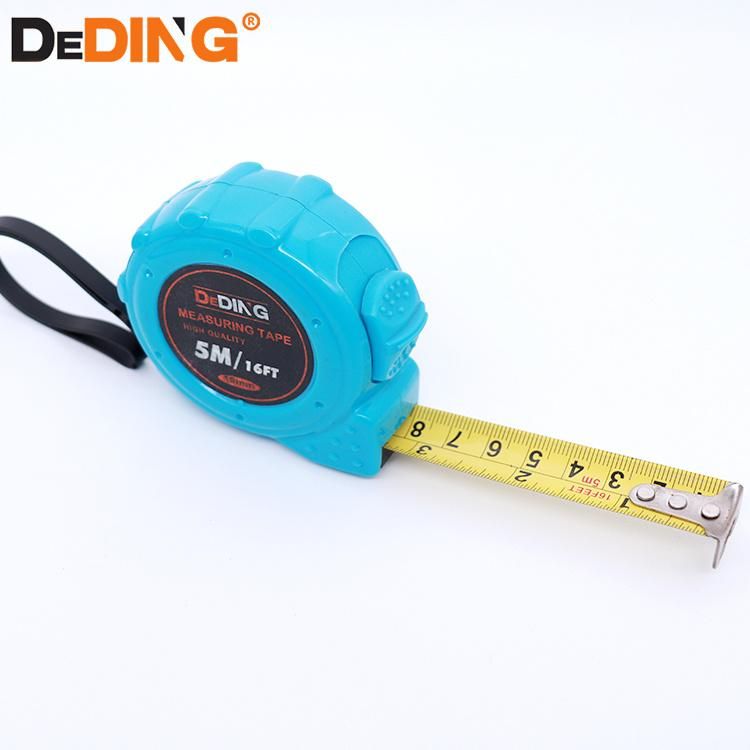 Customized Plastic Tape Steel Blade Retractable 3m 5m 7.5m Measuring Tape