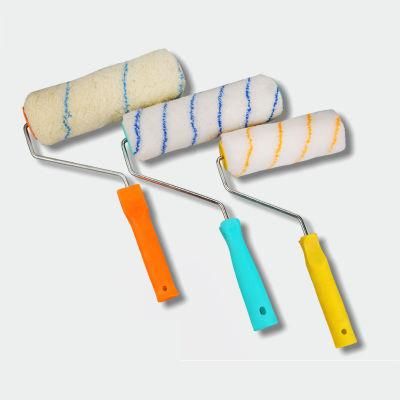 European Style Wall Printing Knitted Polyester Paint Roller Brush