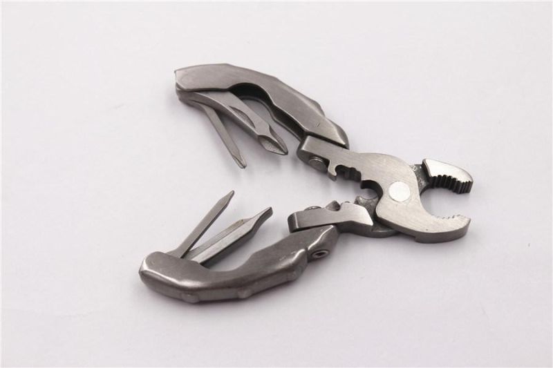 Outdoor Mini Folding Muilti-Functional Plier Hiking Tool Pocket Multitools