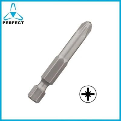 1/4 Inch Hex Shank Pozi Power Screwdriver Bit