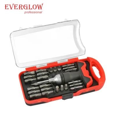 25PC T-Handle Ratchet Screwdriver Set