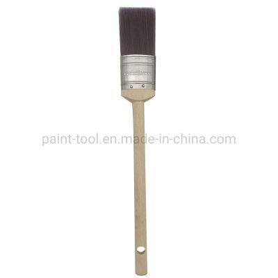 2.5 Inch 63mm Long Wooden Handle Soild Tapered Filament Srt Over Cutter Paint Brush