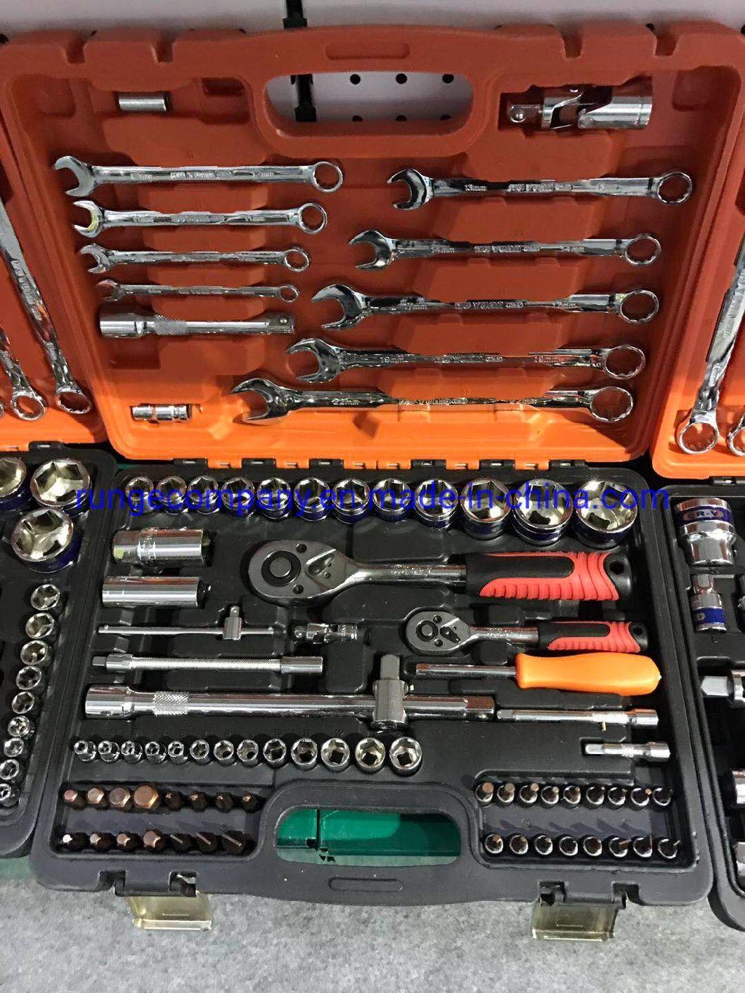 Premium Machine Tools Kit 82PCS 1/4" &1/2" Dr Professional Auto Repair Comprensive Socket Set