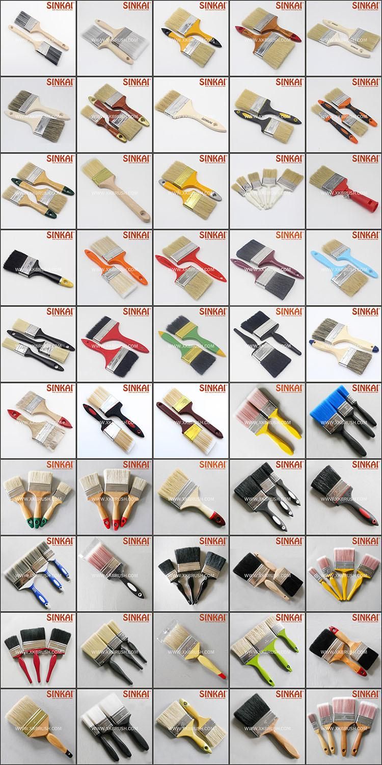 High Quality Oil Based Wooden Handle Paint Brush