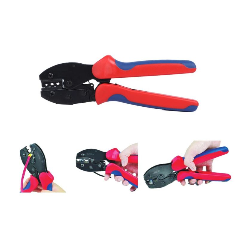 Crimping Plier Ratchet Hand Tool Perfect Crimping Effect Nova Factory OEM Nova for Solar Projects Mc4 Mc3 Connector Terminal Pins Solar Cable Wire