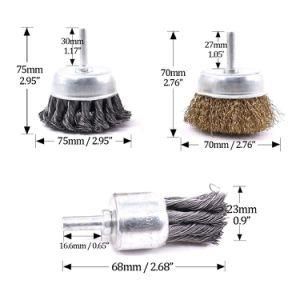 Cup Wire Wheels Brush Set &amp; Reduced Wire Breakage and Longer Life