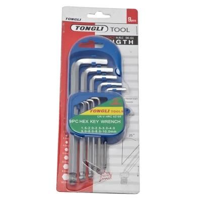 9 PCS SGS Approved Plastic Case Professional Hex Key Set