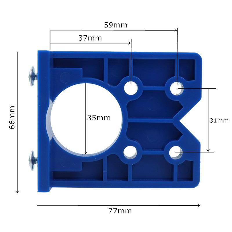 Hinge Hole Locator 35mm Door Panel Hinge Location Template, Woodworking Hinge Hole Installation Aids