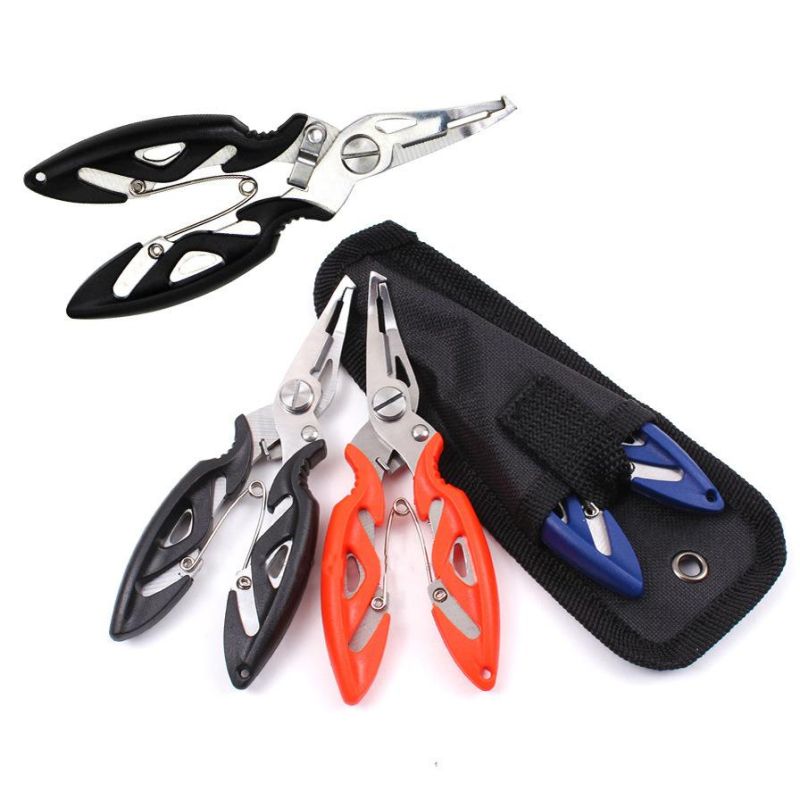 Jetshark Strengthen Stainless Steel Multifunctional Fish Grip Lure Pliers Fishing Line Cutting Scissors Fishing Pliers