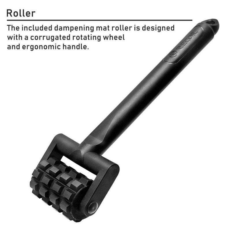 Recoil Ih-R3 Patented Corrugated Rotating Wheel and Ergonomic Handle Damping Mat Roller