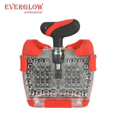 52PC T-Handle Ratchet Screwdriver Set