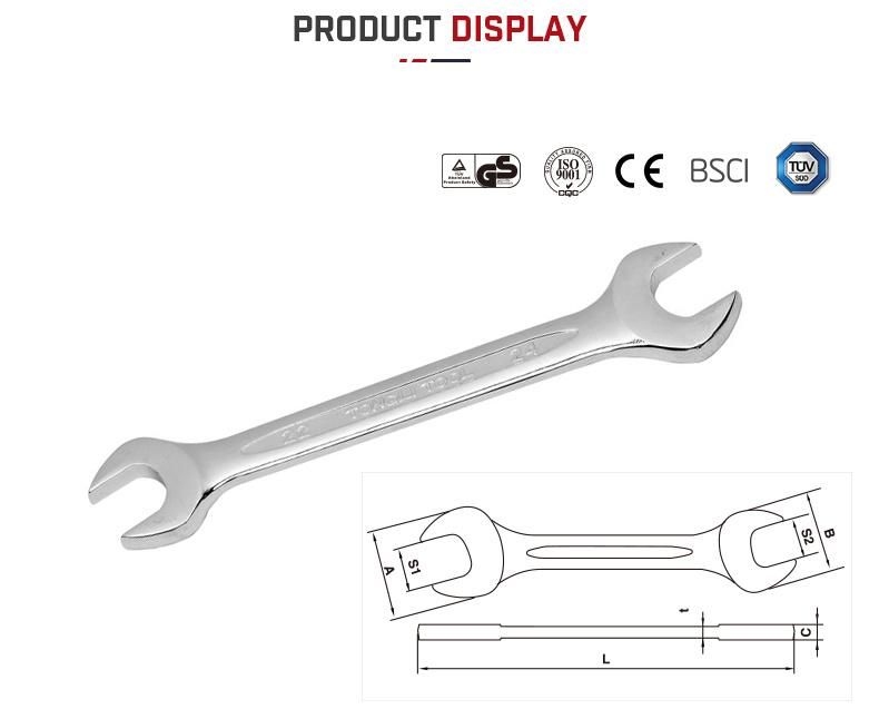 Hand Tools Gold Plated Double Open End Wrench