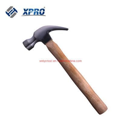 Drop Forged American Type Claw Hammer with Wooden Handle