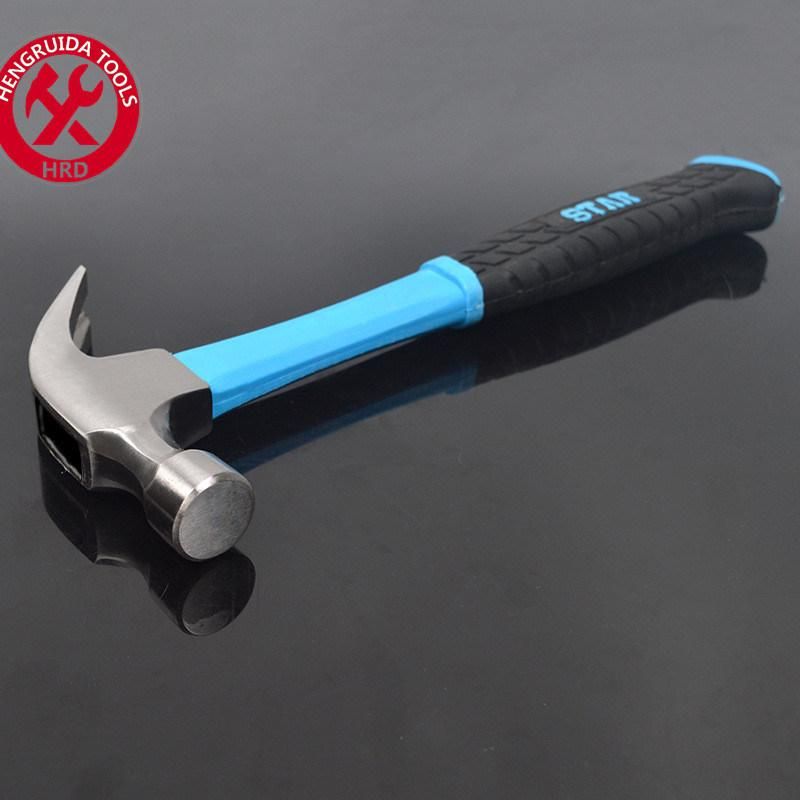 Claw Hammer with Fiberglass Handle TPR Handle